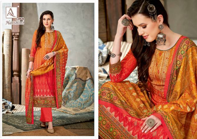 Alok Harshini Casual Wear Pashmina Wholesale Dress Material Collection